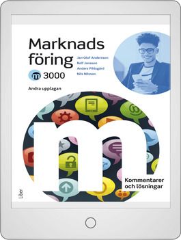 M3000 Marknadsföring Kommentarer och lösningar Onlinebok (12 mån)