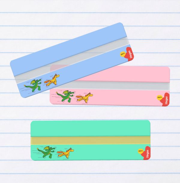 Läslinjal (3-pack)