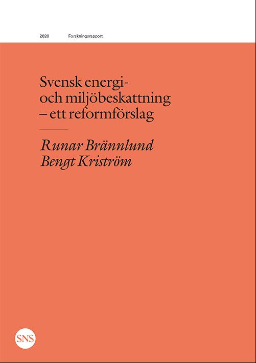 Svensk energi- och miljöbeskattning : ett reformförslag
